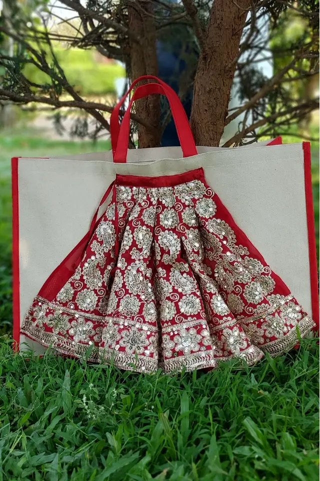 Lehenga only bottom carry bag